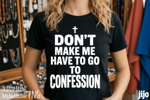 Christian Confession Cross Faith PNG T-Shirt Designs