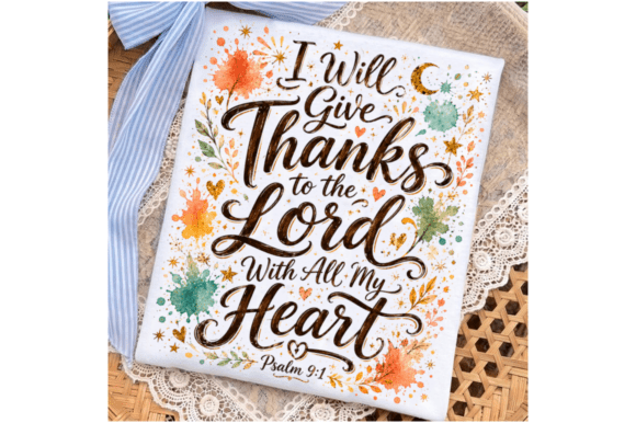 Christian Fall Bible Verse Psalm 91 PNG for T-Shirt Designs
