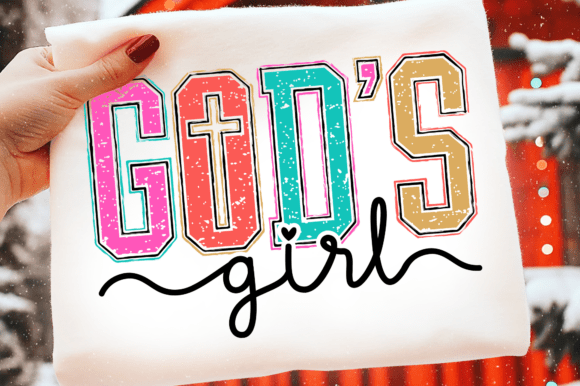 God’s Girl SVG: Faith Christian T-Shirt Designs