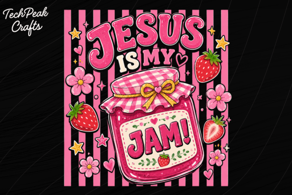 Jesus is My Jam Shirt PNG and T-Shirt Designs