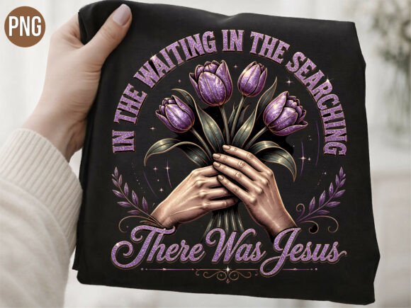 Tulip Flowers Was Jesus Christian PNG T-Shirt Designs